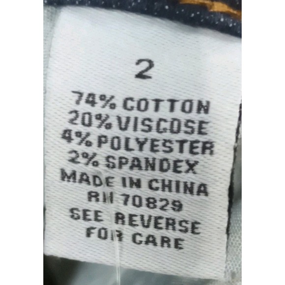 Rue 21 Super High Rise Flare Raw Hem Button Fly Dark Wash Denim Jeans 2 NWT Gift - Picture 11 of 16